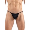 String noir & gold Zebra - LM2403-57BLK